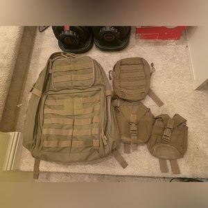 5.11 Rush 24 with accessories